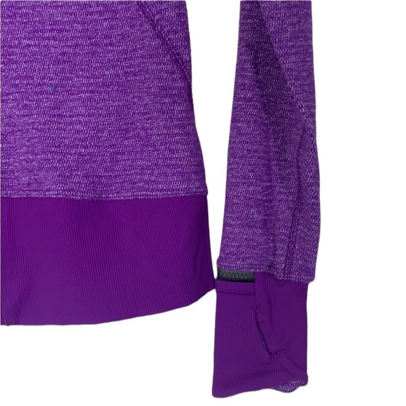 - Lululemon Runderful Violet Purple 1/2 Zip Rulu Pullover Top - Picture 15 of 15